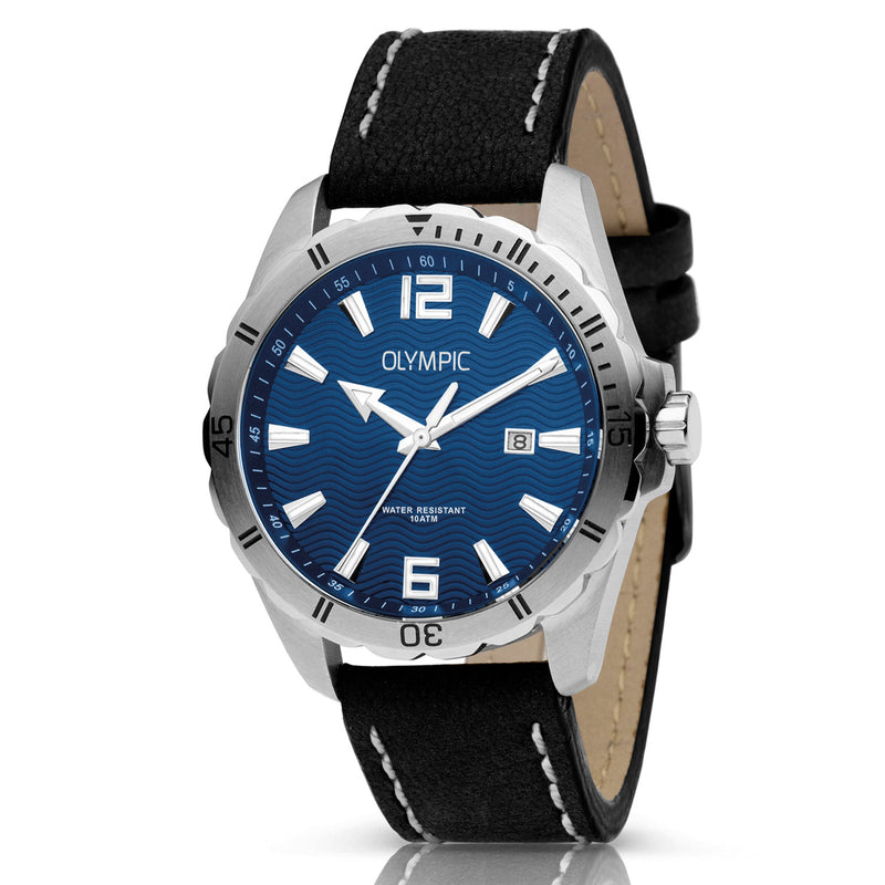 Olympic Pieter Blauw Heren Horloge 2002-OL72HSL072-zoom-