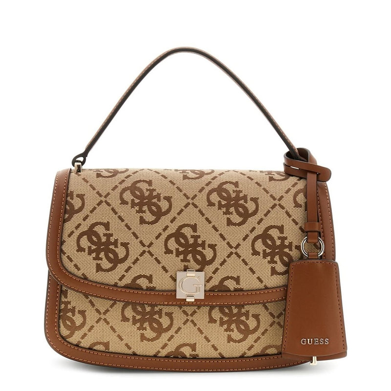 Guess Audrey Latte Logo Crossbody Tas HWJG97-55210-LTL-zoom-