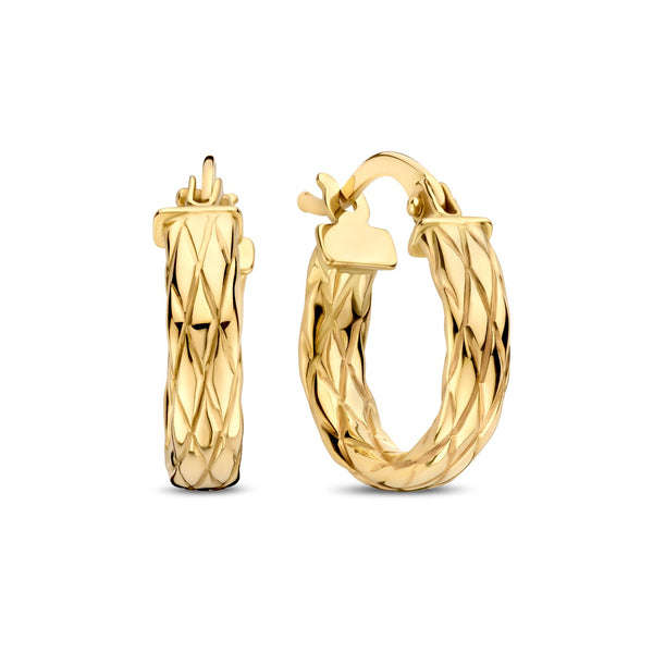 Rivoli Aurelle 14 karaat gouden oorringen
