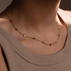 Violet Hamden 925 Sterling Silver Gold-coloured Choker VH15001