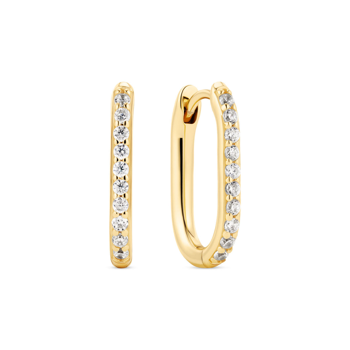 Sif Jakobs Gold Plated Capriana Earrings SJ-E2600-CZ-YG