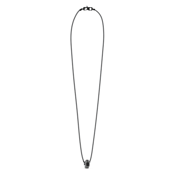 Guess Exagon Black Necklace JUMN05092JWBKT-U
