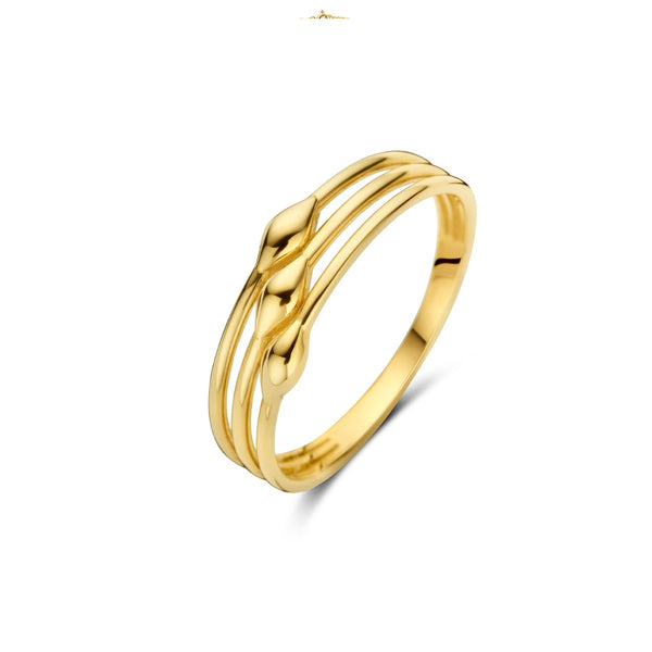 White Lady ring - 14 karaat goud