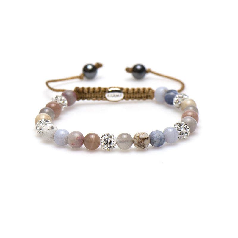 Karma Spiral Sandy Sea Armband 83433 (Lengte: 17.50-19.00 cm)-zoom-