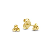 Isabel Bernard Rivoli Claire 14 Karaat Gouden Oorknoppen IB360233
