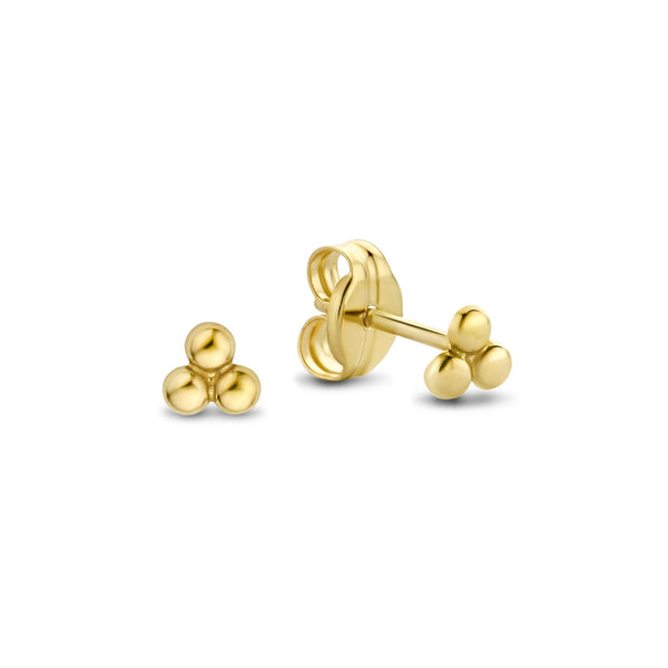 Rivoli Claire 14 karaat gouden oorknoppen