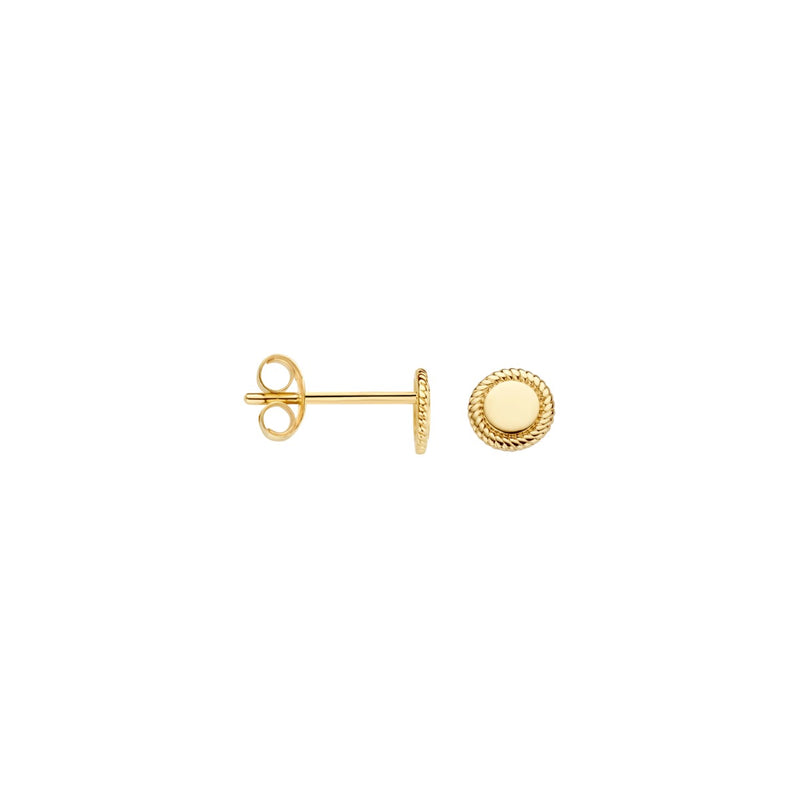 Blush 14 karaat Gouden Oorknoppen 7350YGO-zoom-