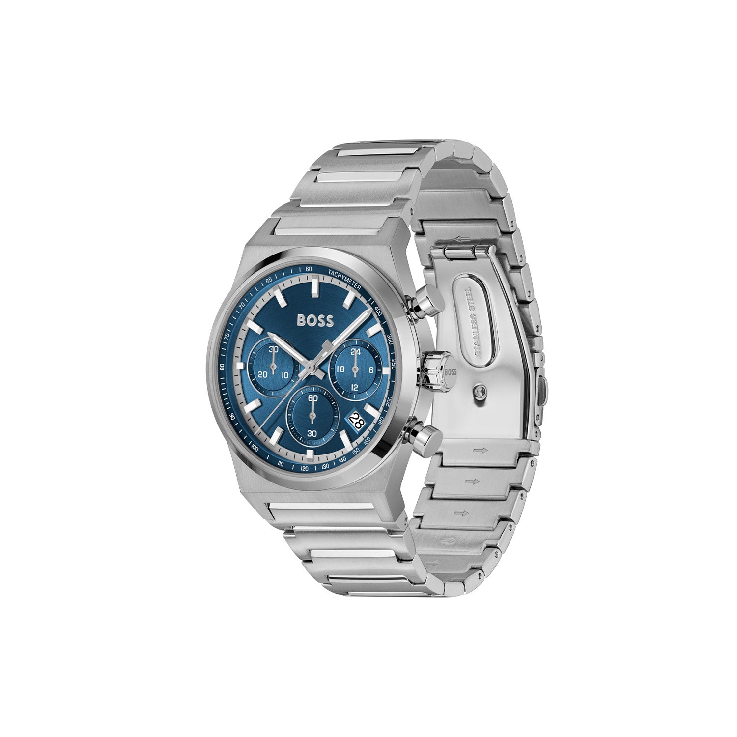 Hugo Boss CANDOR CHRONO Blauw Heren Horloge 2002-HB1514250