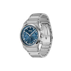 Hugo Boss CANDOR CHRONO Blauw Heren Horloge 2002-HB1514250