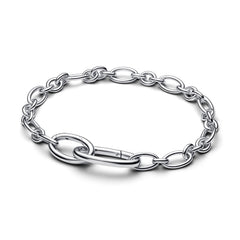 Pandora ME 925 Sterling Silver Openable Oval Link Chain Bracelet 594678C00