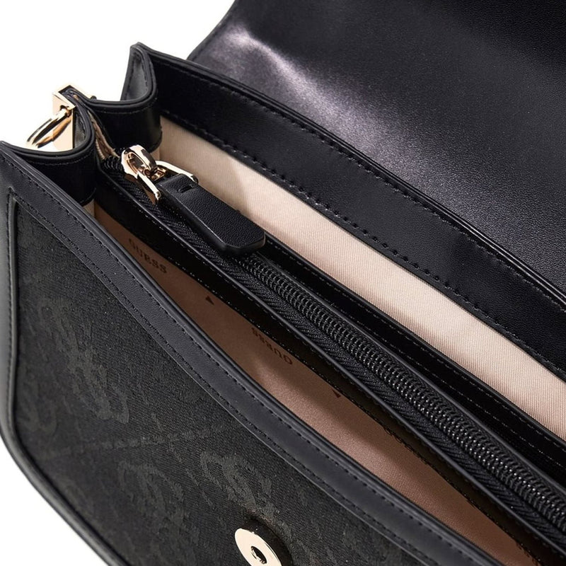 Guess Audrey Black Logo Crossbody Tas HWJG97-55210-BLO-zoom-
