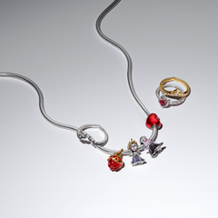 Pandora Collabs Gold Plated Disney Princess Aurora Tiara Ring 164334C01-54