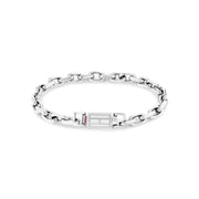Tommy Hilfiger Roestvrij Staal Zilverkleurige Heren Schakelarmband TJ2790715