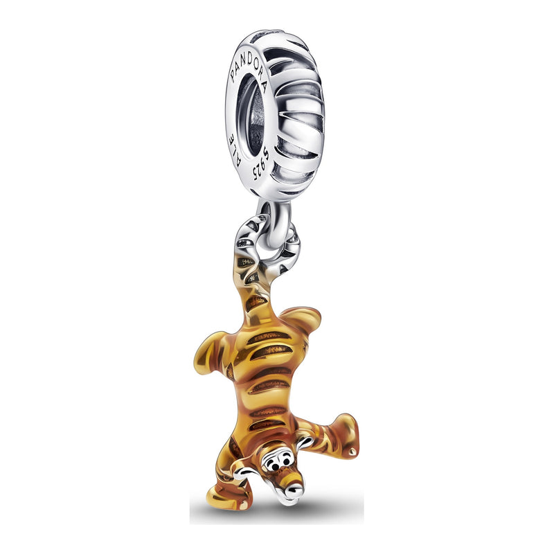 Pandora Disney 925 Sterling Silver Winnie The Pooh Tigger Charm 792213C01-zoom-