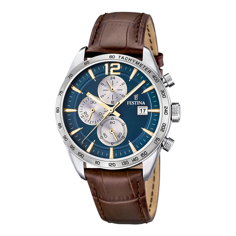Festina Timeless Chronograph Heren Horloge F16760/7-zoom-
