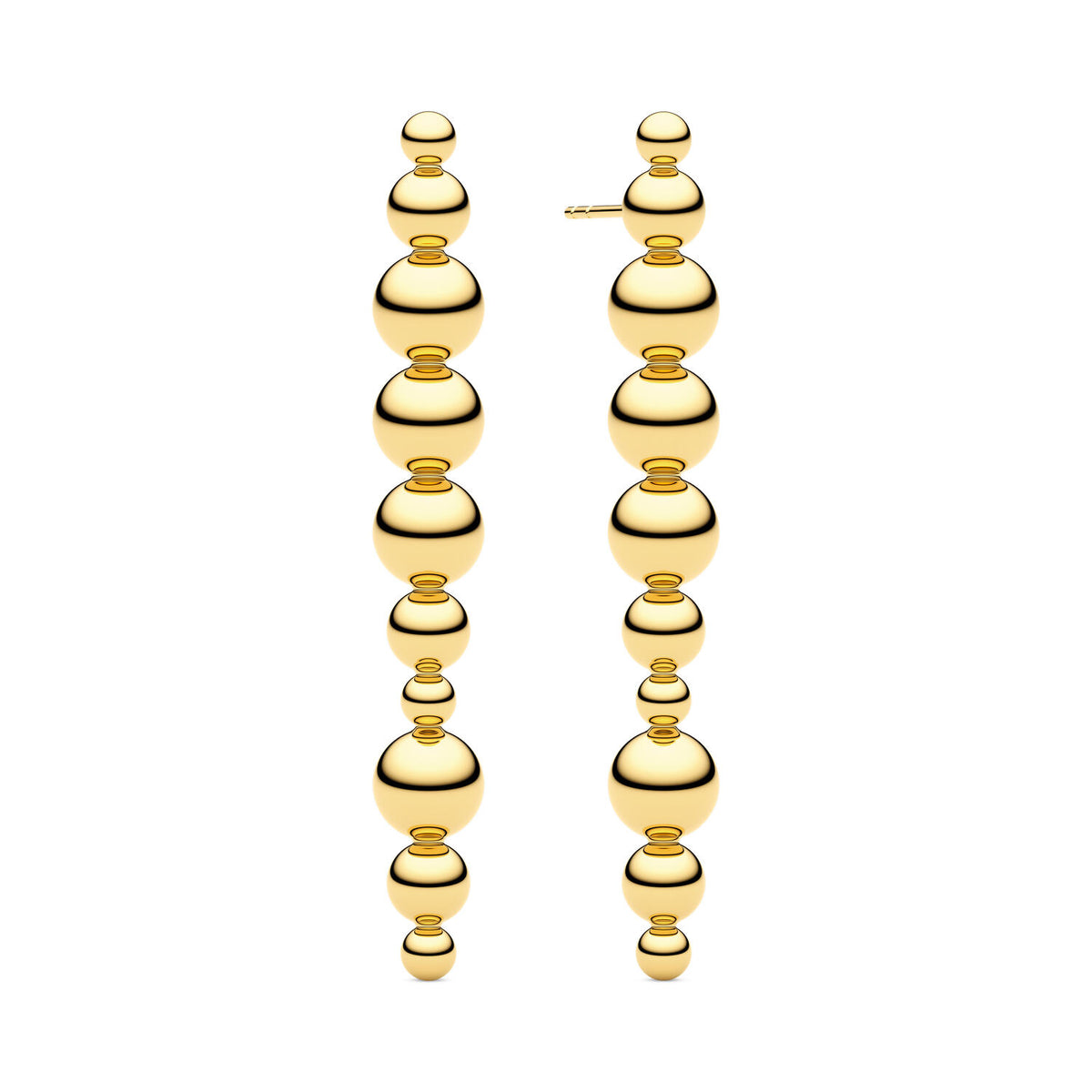 Sif Jakobs Gold Plated Bormio Lungo Earrings SJ-E2740-YG