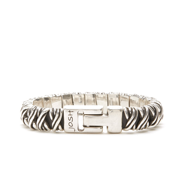 Josh Silver Bracelet 03441-BRA-L (Length: 21.50 cm)