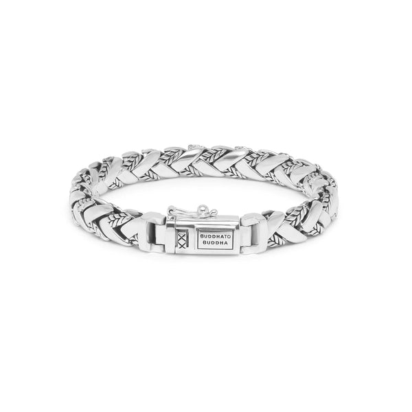 Buddha to Buddha Heritage 925 Sterling Zilveren George Texture Armband BTB128-D