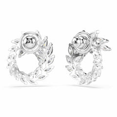 Swarovski Mesmera Glam Silver-Tone Hoop Earrings 5748008