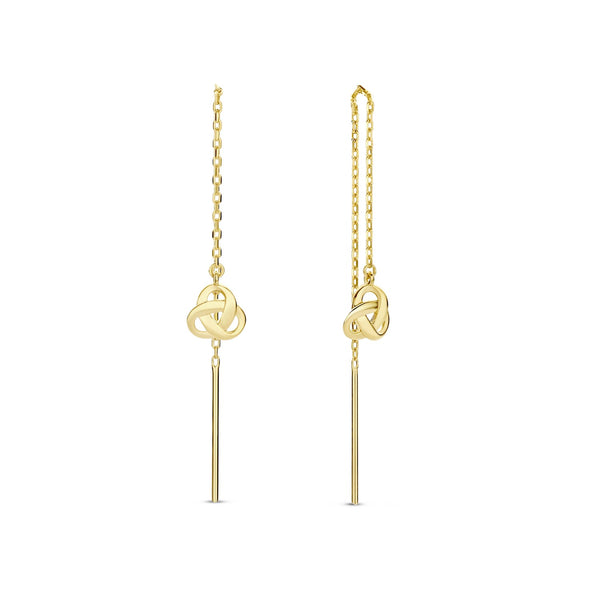 Isabel Bernard Rivoli Méline 14 Karaat Gouden Oorhangers IB360220