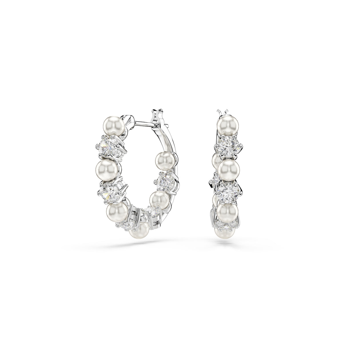 Swarovski Matrix Silver Coloured Ear studs 5709256