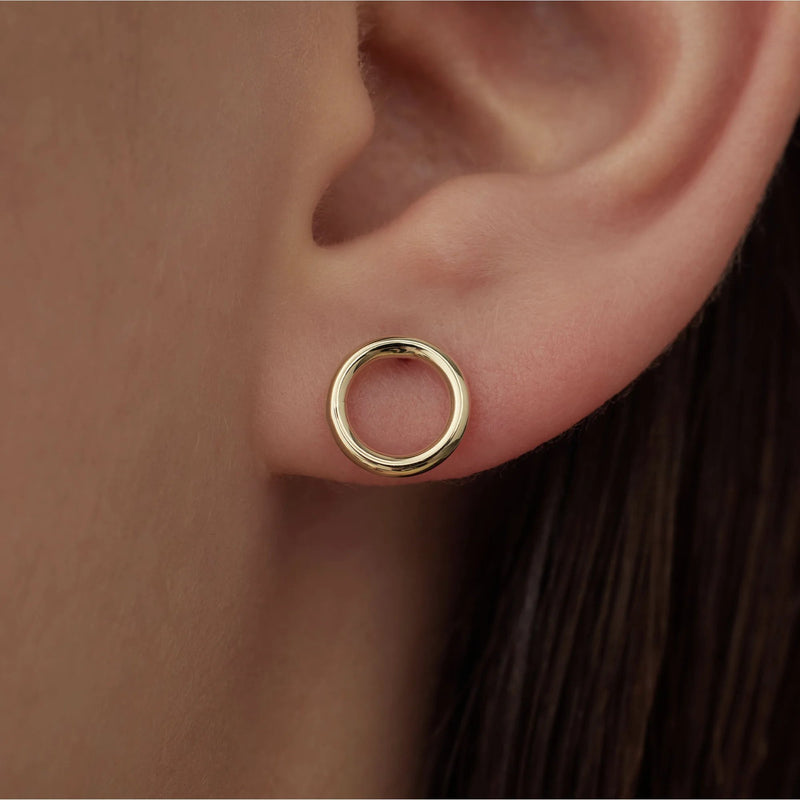 Beloro Jewels La Rinascente Velia 9 Karaat Oorknoppen BO360040-zoom-