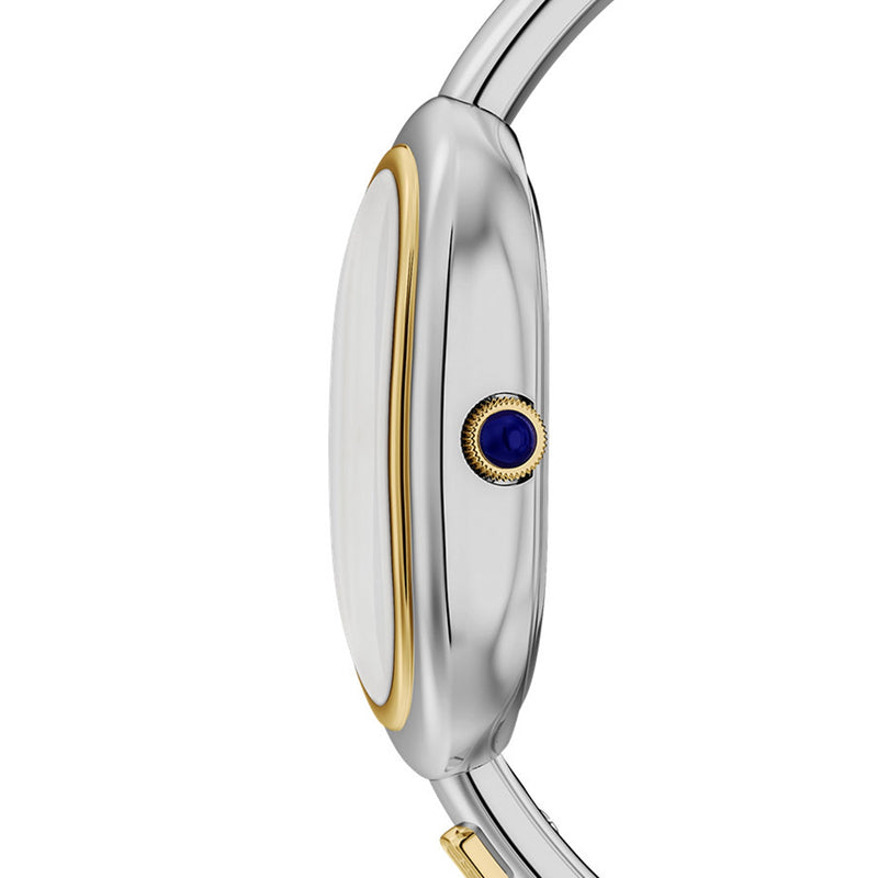 Fossil Sloan Oval White Dial Watch ES5455-zoom-