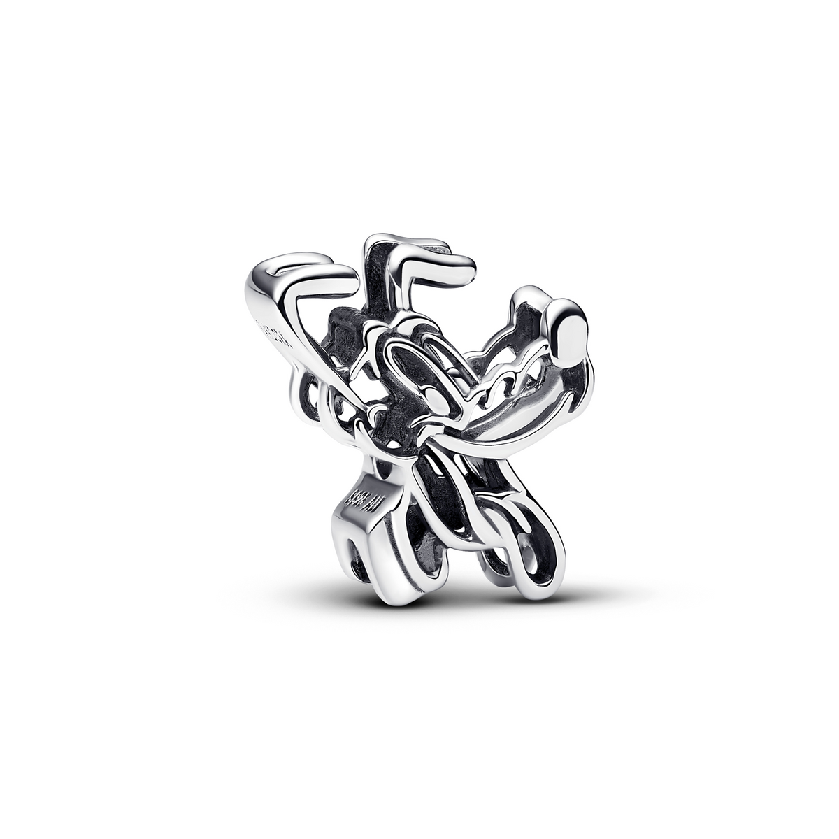 Pandora Collabs 925 Sterling Silver Disney Pluto Openwork Charm 793911C00
