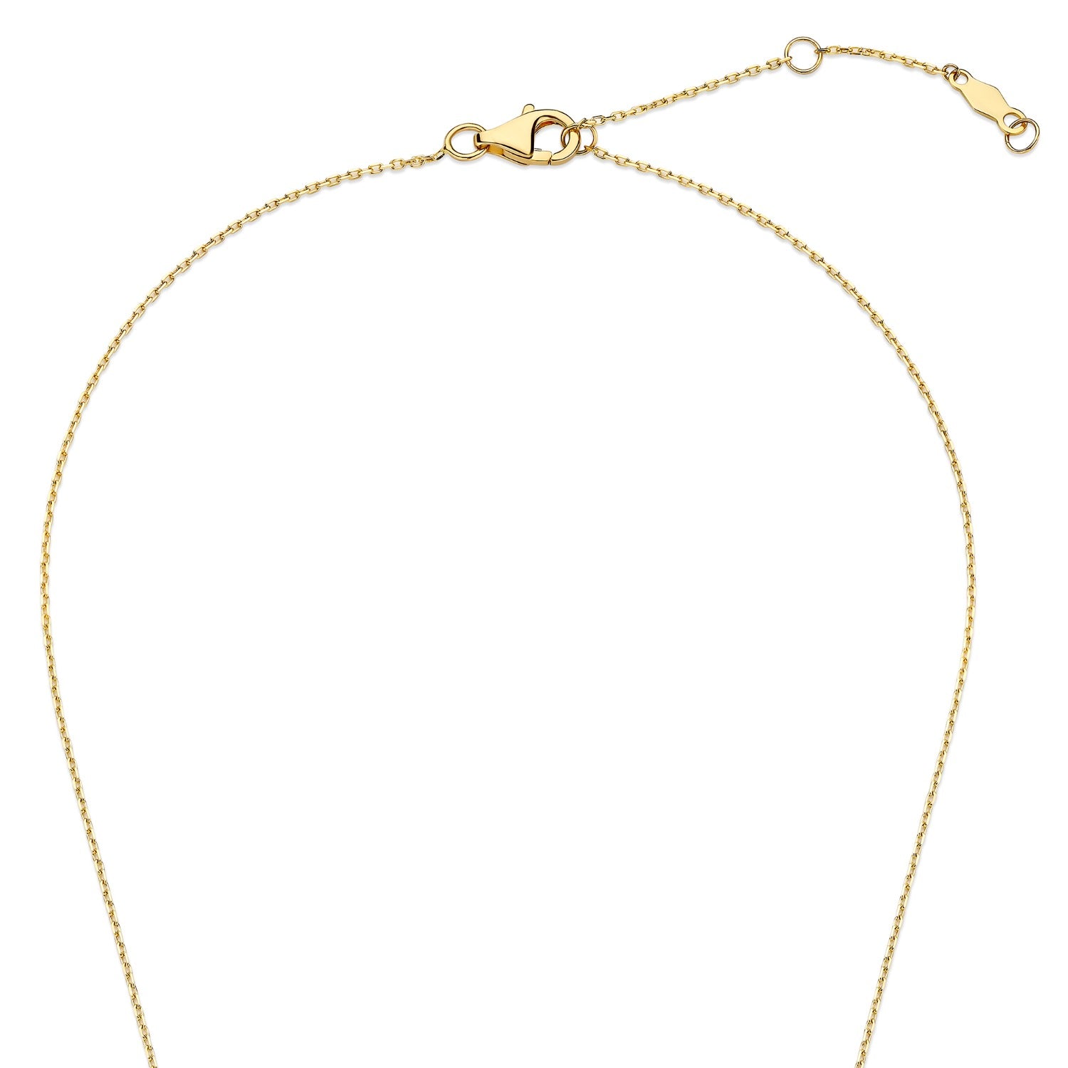 Isabel Bernard De la Paix Eloise 14 karat gold necklace with diamond 0.15 carat IBD350026