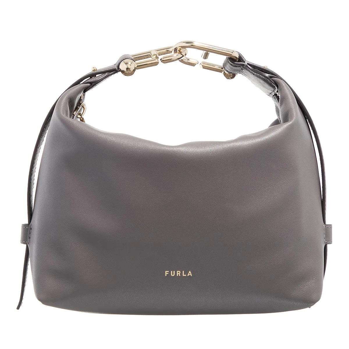 Furla Tonie Grey Leather Hobo bag 2001-A0629291