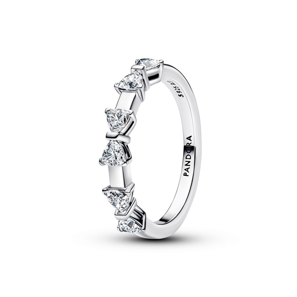 Pandora Timeless 925 Sterling Silver Bow Station Ring 194233C01