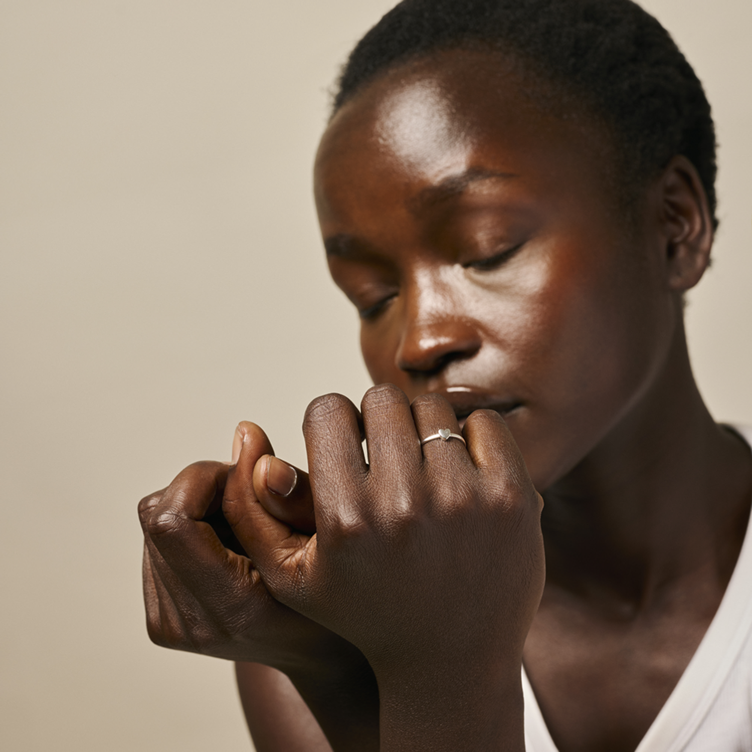 ENAMEL Copenhagen Recycled 925 Sterling Silver Adjustable Ring R101S-48