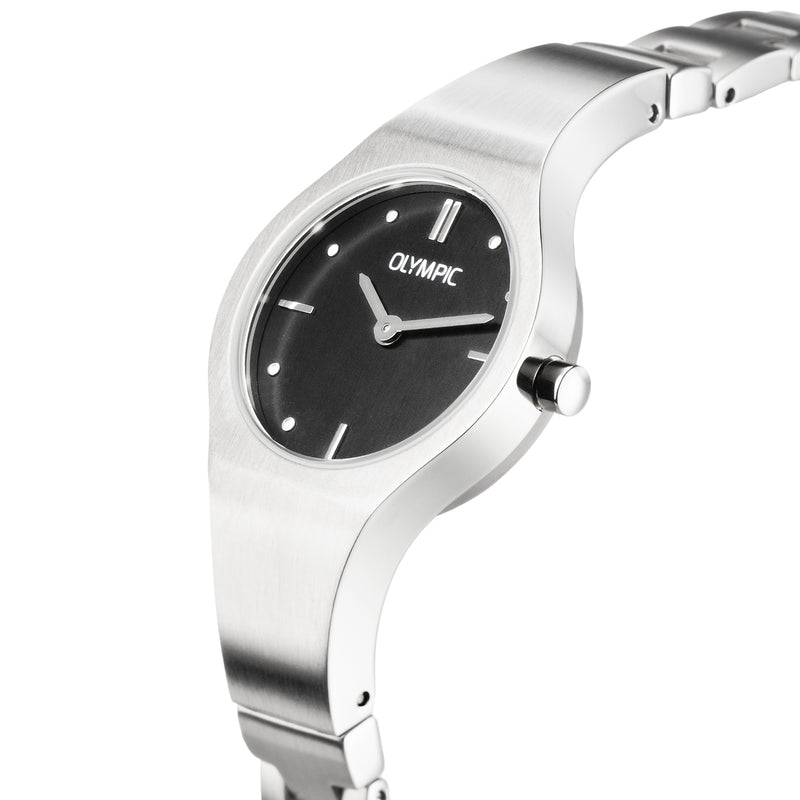 Olympic Roma Zwart Dames Horloge 2002-OL88DSS001-zoom-