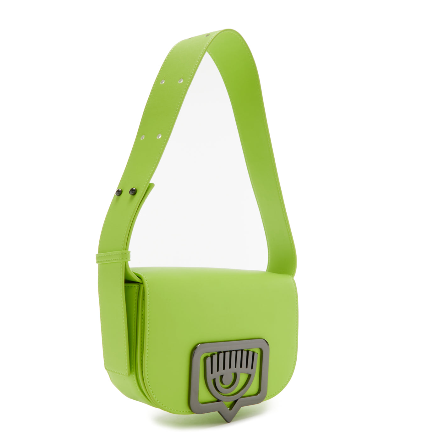 Chiara Ferragni Eyelike Green Shoulder Bag 75SB4BB9-ZS517-109