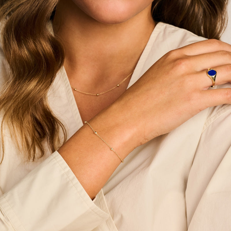 Blush 14 Carat Golden Bracelet 2224YGO-zoom-