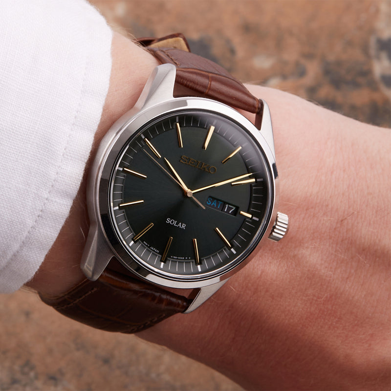 Seiko Solar horloge SNE529P1-zoom-