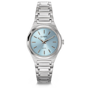 Olympic Momentum Zilver en Blauw Dameshorloge OL66DSS026