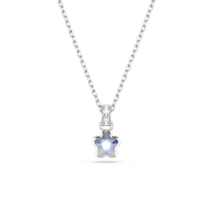 Swarovski Chroma Stars Silver-Tone Necklace 5759678
