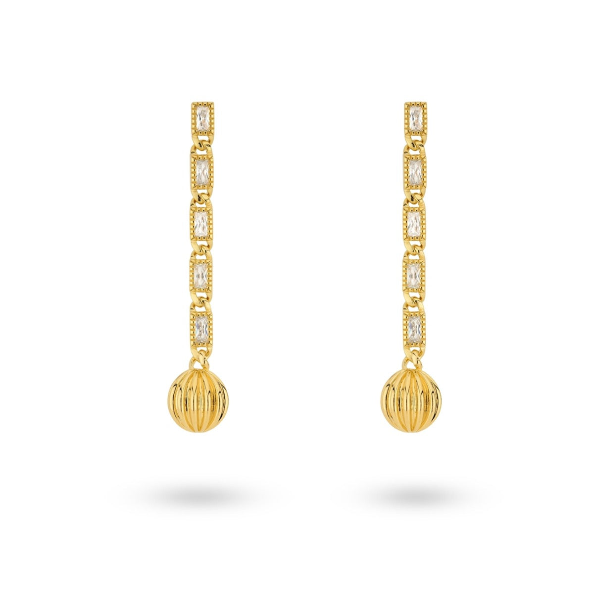 24Kae Gold Earrings 424114Y