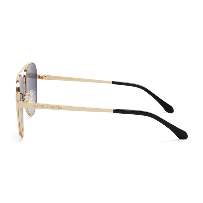 Isabel Bernard La Villette Ruby Goudkleurige Aviator Zonnebril IB400004-15-01-zoom-
