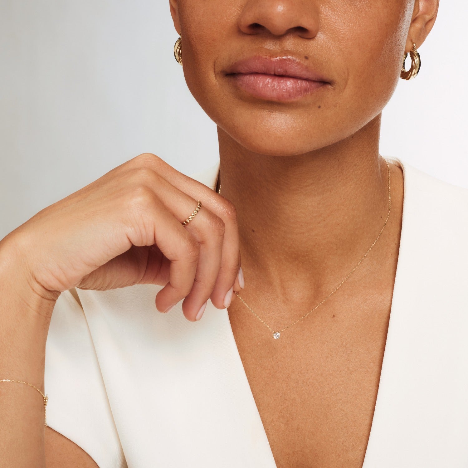 Isabel Bernard Le Marais Garance 14 Carat Golden Necklace IB340136 (Length: 42.00 cm)