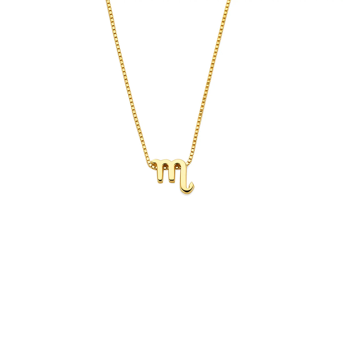 Isabel Bernard Étoiles d’Or Scorpio 14 Carat Gold Venetian Necklace With Horoscope IB340185