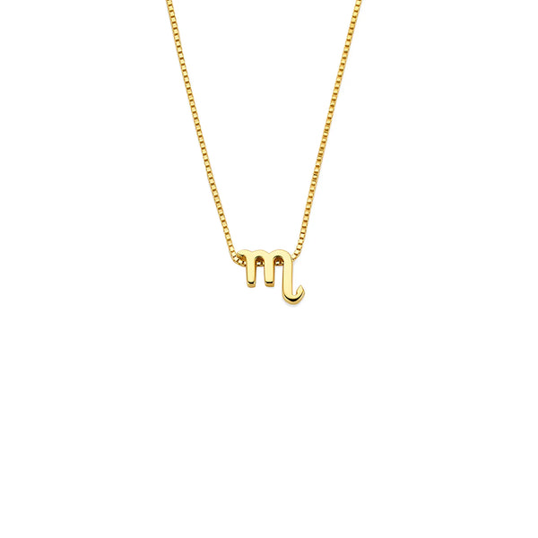 Isabel Bernard Étoiles d’Or Scorpio 14 Carat Gold Venetian Necklace With Horoscope IB340185