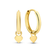 Isabel Bernard Belleville Amore 14 karaat gouden oorringen IB360155
