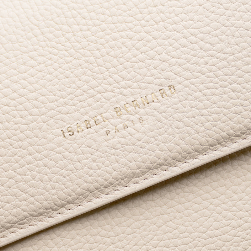 Isabel Bernard Femme Forte Heline Crème me Leren Handtas IB21027-zoom-