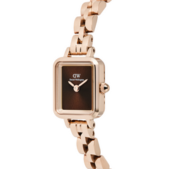 Daniel Wellington Petite & Quadro Mini Arch Amber Brown Women's Watch DW00100849
