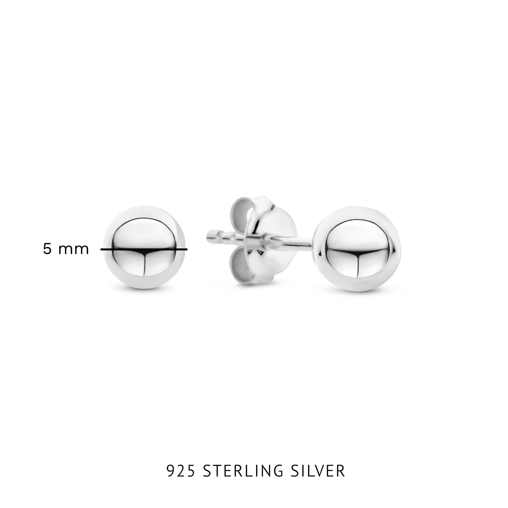 Parte Di Me Bibbiena Poppi Casentino 925 Sterling Silver Ear Studs PDM36165