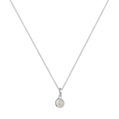 Elli 925 Sterling Silver Necklace with Moonstone 2004-BF-0008193-001