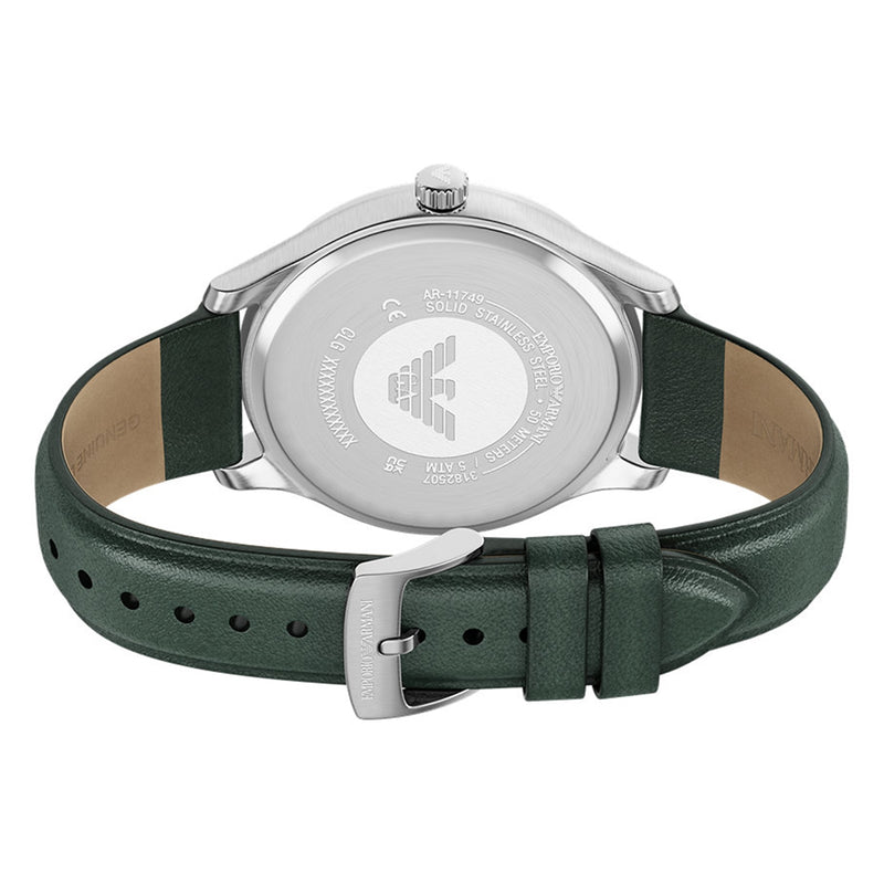 Emporio Armani Round Green Dial Watch AR11749-zoom-
