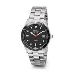 Boccia Titanium Zwart Heren Horloge 2002-3664-06